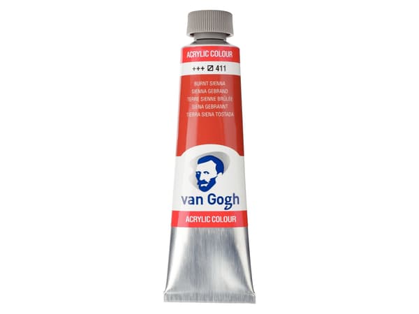 Van Gogh akrylfargetube Burnt Sienna 411