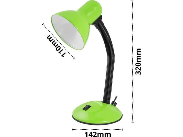 Skrivbordslampa Esperanza grön (ELD107G)
