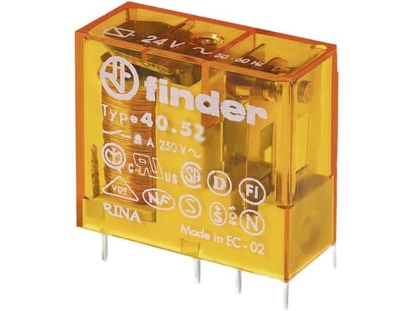 Finder insticks-/printrelä 2W 8A 110VAC
