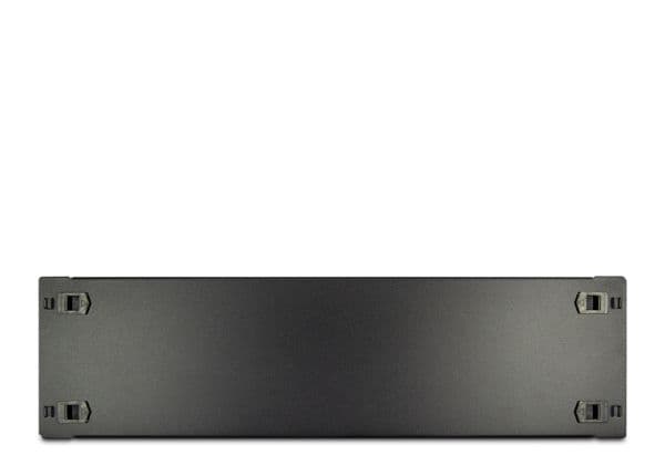 Inter-Tech - Blindplate - svart, RAL 9005 - 3U - 19"