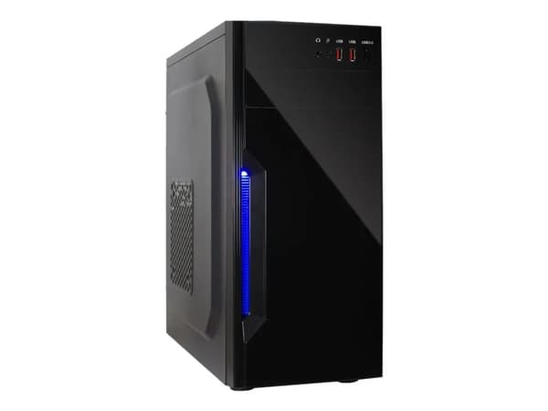 Inter-Tech B-42 - Tower - ATX - ingen strømforsyning (ATX) - svart - USB/lyd