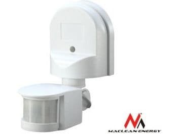 Maclean motion and dusk wall sensor, 180°, max. 1200W, gray, MCE25 GR