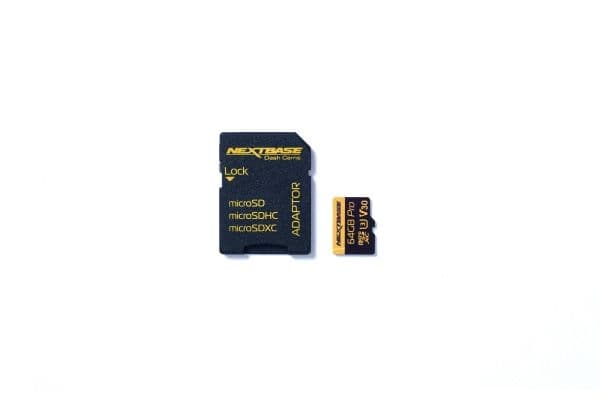 Nextbase - Flashminnekort (microSDXC til SD-adapter inkludert) - 64 GB - Video Class V30 / UHS-I U3 - microSDXC