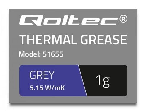 Qoltec - Termisk pasta - grå