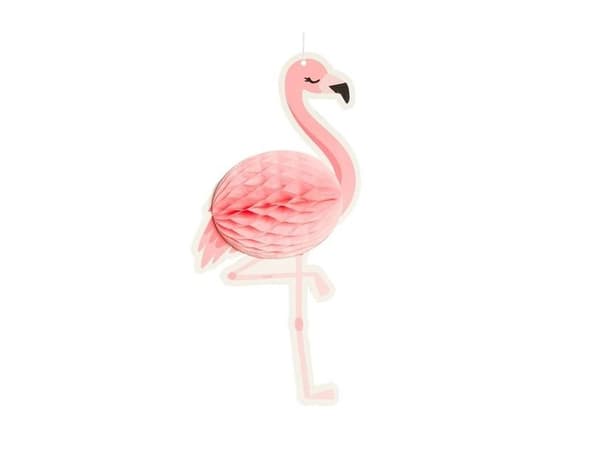 Flamingo papirvæv dekoration