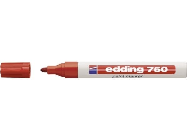 Paintmarker edding 750, röd