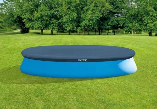 Intex 28023, Poolöverdrag, Ovanmarkspool, Rund, Blå, PVC, Polyeten, 4,57 m