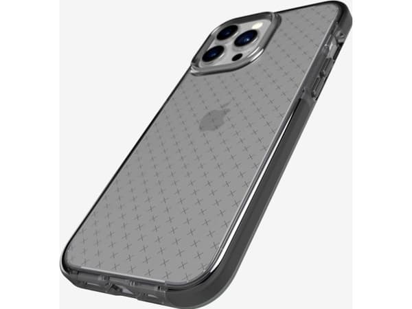 Tech21 Evo Check, Suojus, Apple, iPhone 13 Pro Max, 17 cm (6.7"), Musta, Läpinäkyvä