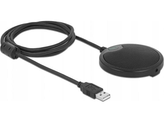 Delock - Mikrofon - USB - svart