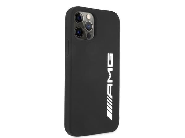 AMG silikondeksel med stor logo til iPhone 12 Pro Max - sort