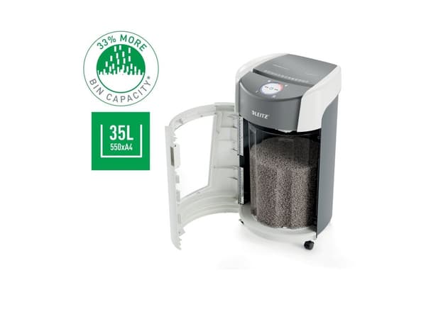 Leitz IQ OptiMax Office P5 - Makulator - mikrokutt - 2 x 15 mm - P-5