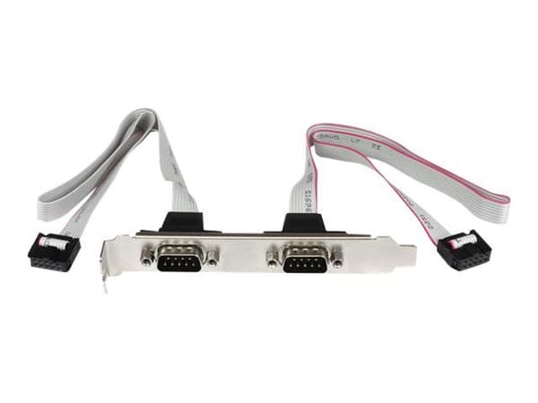 StarTech.com 2 IDC - 2 DB-9, F/M, 2 x DB-9, 2 x IDC, Hopea, Valkoinen