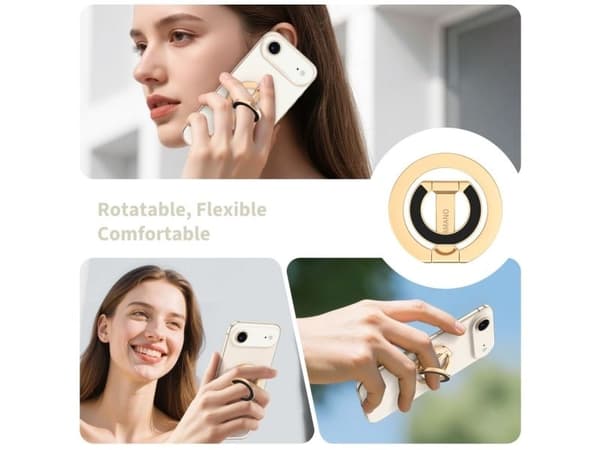 TECH-PROTECT MMR400 Lamano magnetisk Magsafe phone ring gull