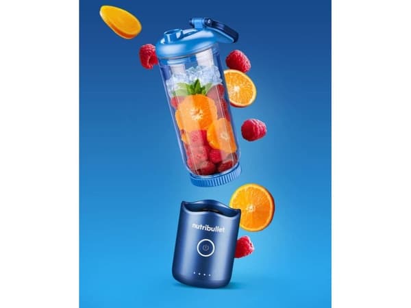 NutriBullet NBP013BL, Bærbar blender, 0,59 l, Isknusing, Blå