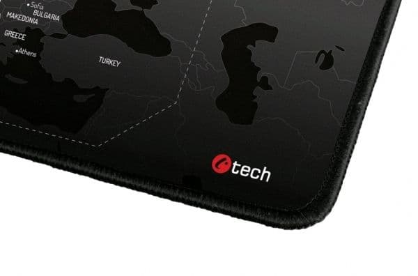 C-TECH MP-01E, Svart, Bild, Tyg, Halksäkert underlag