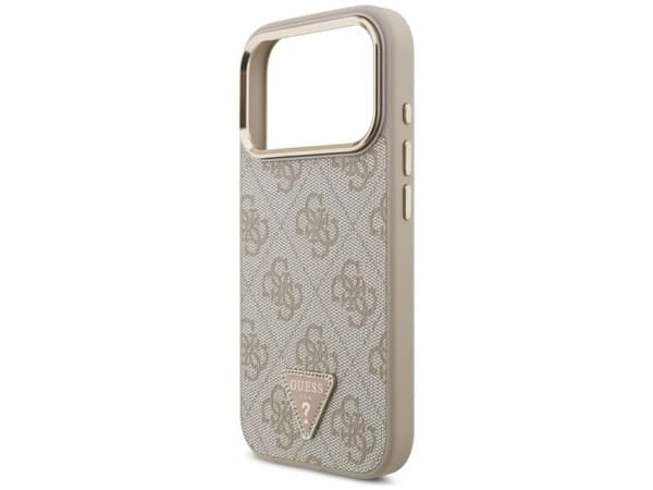 Guess 4G Triangle Logo MagSafe-etuiet til iPhone 17 Pro – Roségull