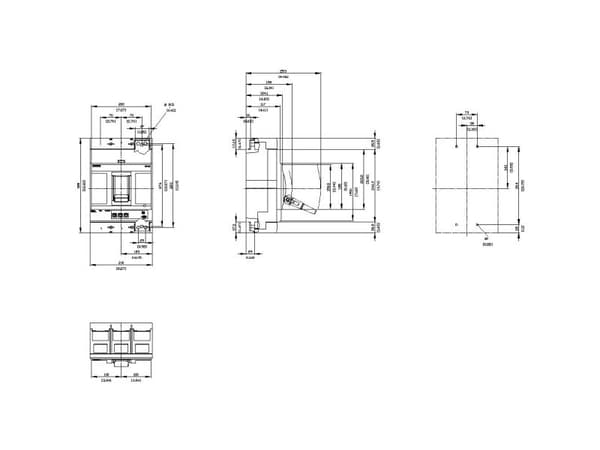 Max.af 3VA2 1000M 55kA 415 3P 320 1000A
