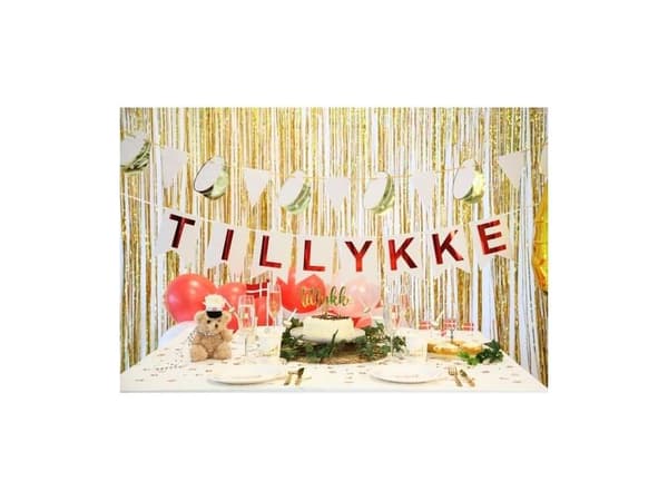 Onnittelut banneri, 3,6 m
