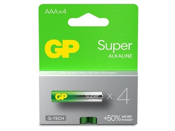 GP Super Alkaline - Batteri AAA / LR03 - alkaliskt