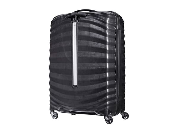 Samsonite Lite-Shock Spinner, resväska, Sort, Stor, polypropen (PP), 4 hjul, vridbara hjul