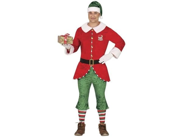 Julemandens hjælper kostume