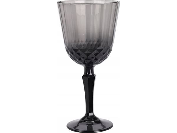 Excellent Houseware vinglas i grått glas, 310 ml