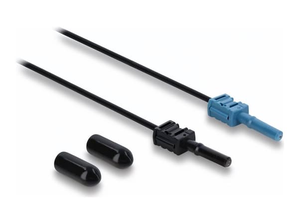 DeLOCK 91024, Musta, Sininen, Monitila, 2 m, 1 kpl