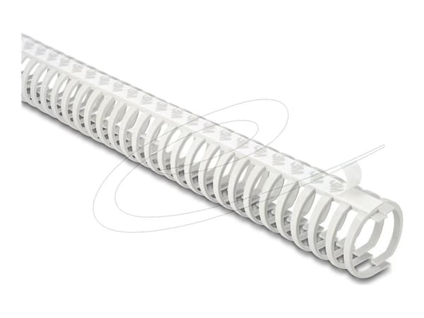 Delock - Kabelkanal - flexible self-adhesive screwable - 50 cm - grå