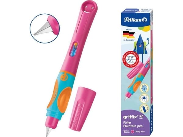 Herlitz Pióro med Griffix Lovely Pink