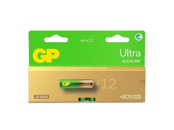 Batteri LR06 AA 1,5V Ultra G-Tech 12stk