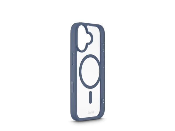 Hama Frame Protect, Mobilskal, Apple, iPhone 17, 16 cm (6.3"), Blå, Transparent