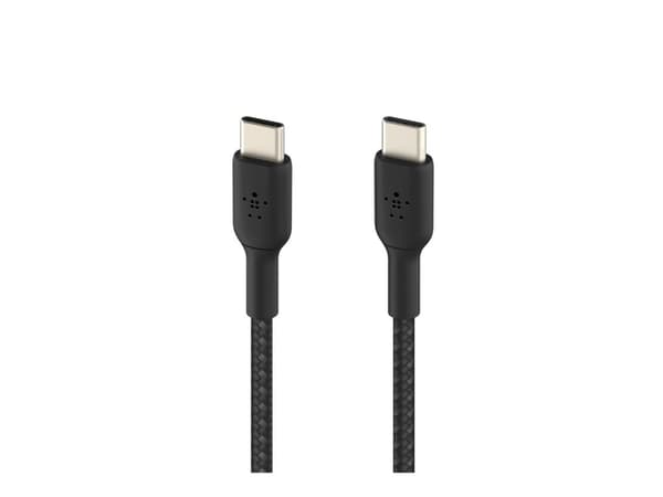 Belkin BoostCharge - USB-kabel - USB-C (hann) til USB-C (hann) - 2 m - svart