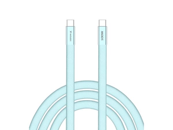Verbatim Sync & Charge USB-C till USB-C-kabel 100W 120 cm blå