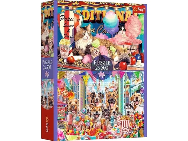 Trefl 37495, 500 styck, Djur