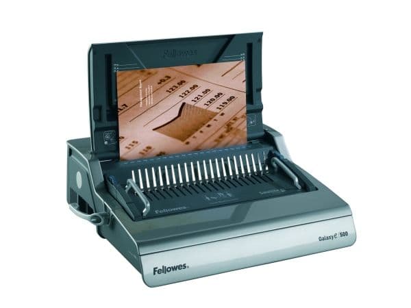Spiralbindningsmaskin Fellowes Galaxy-E 500 - elektrisk bindning