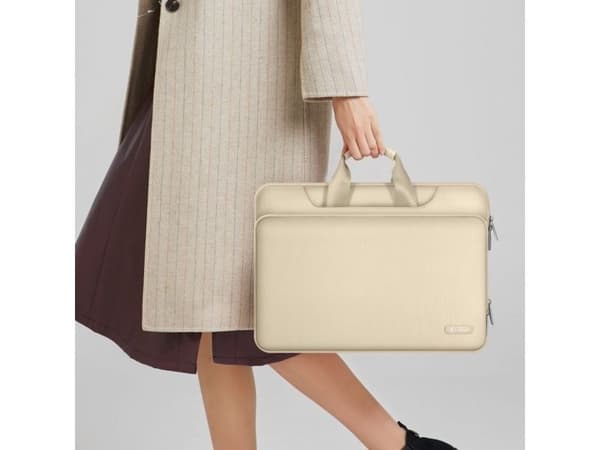 Tech-Protect 15–16 laptoptaske - beige