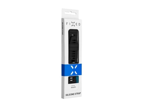 FIXED - KlocKräm för smart klocka - 22 mm, silikon - 145 - 235 mm - vit