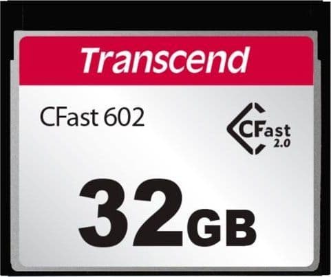 Transcend CFast 2.0 CFX602 - Flashminnekort - 32 GB - CFast 2.0