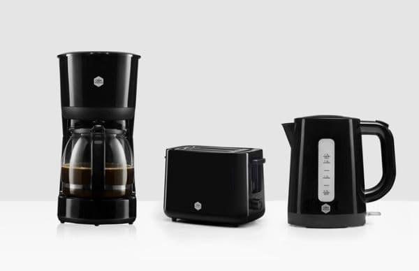 Brødrister Daybreak Black 2 plater