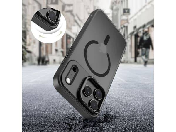 Tech-Protect MagStand MagSafe-etui til iPhone 17 Pro - matt svart