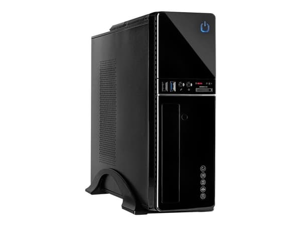 Inter-Tech IT-607 - Tower - mini ITX - ingen strömförsörjning - USB/ljud
