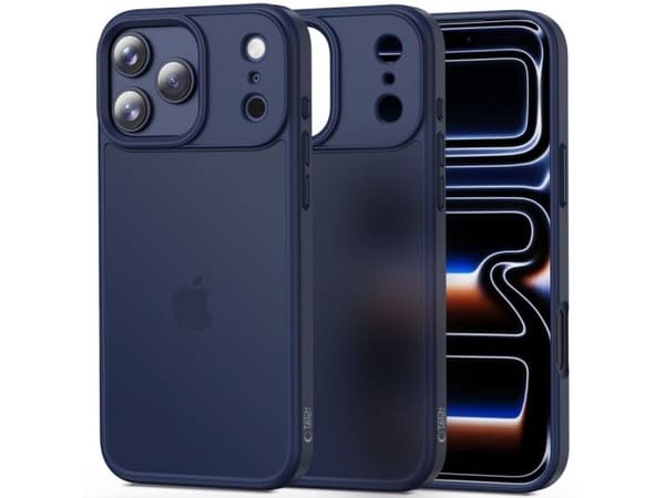 Tech-Protect MagMat-deksel til iPhone 17 Pro - matt navyblå