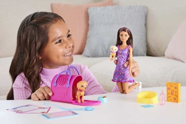 Barbie Mattel pentu adoptio + nukke HKD86