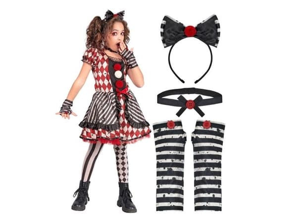 Harlekin dockdräkt (Halloween)