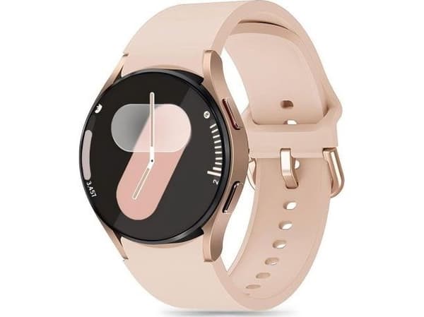 Tech-Protect silikonrem til Samsung Galaxy Watch 4 / 5 / 5 Pro / 6 / 7 / FE Caffe Latte