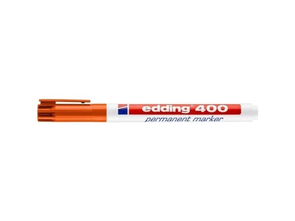 edding 400 - Markør - permanent - oransje - 1 mm
