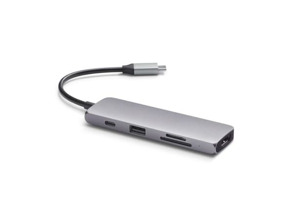 "Satechi USB-C Multiport Pro - Space Grey" - avaruusharmaa