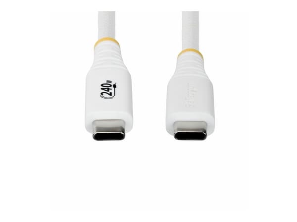 StarTech.com S2CEPR1MW-USB-CABLE, 1 m, USB C, USB C, USB 2.0, 0,48 Gbit/s, Valkoinen