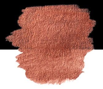 1 Pearlescent colour square, in a clamshell - "FINETEC Premium" | Brilliant Rust