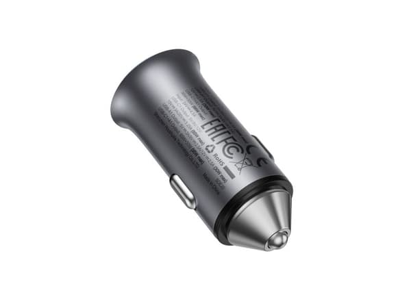 Acefast B16 95W USB-A + USB-C Car Charger - Gray